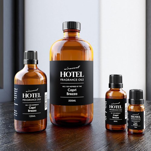 AirScent Capri Brezza Diffuser Oil No. 1100 - Volcano-Inspired Premium Fragrance for Ultrasonic Diffusers | 500 ml Glass Bottle