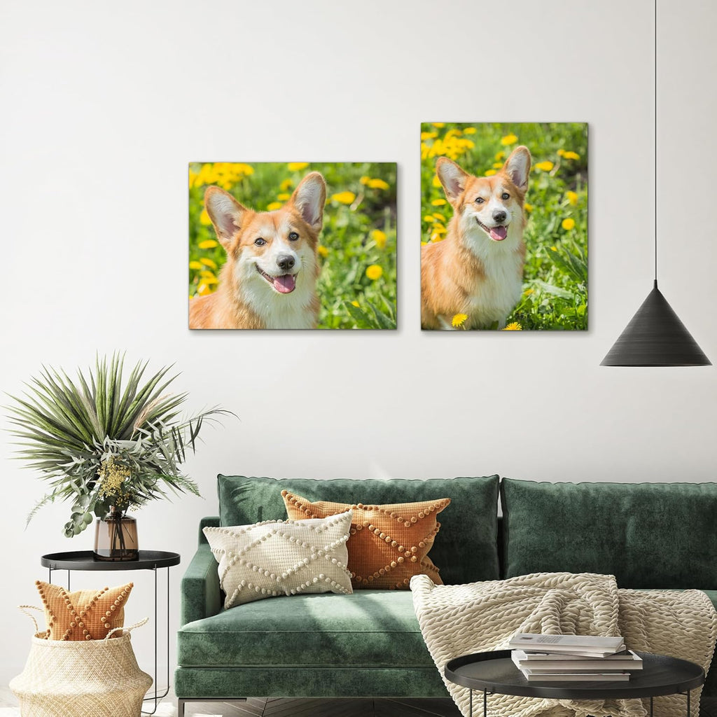 WayToLight Personalized Canvas Prints - Custom Framed Wall Art for Home Decor | Ideal Christmas Family Gifts (6x8 in)
