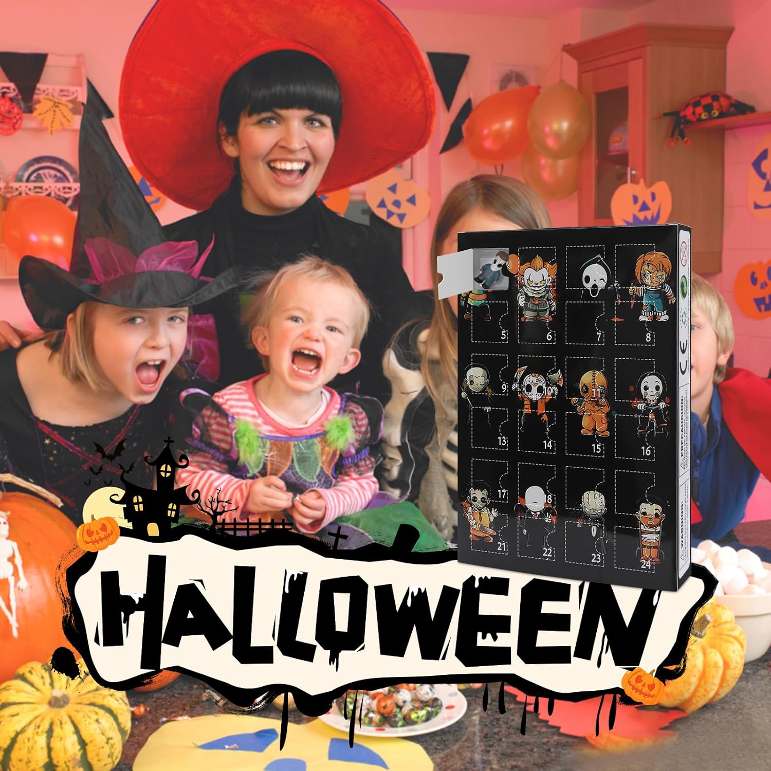 Regine Switzerland Halloween Advent Calendar 2025 - Countdown with 24 Classic Doll Collectibles