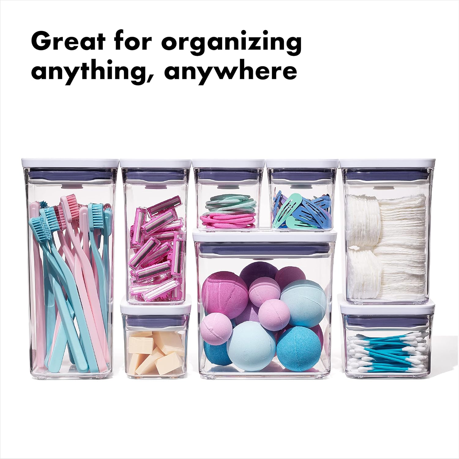 OXO Good Grips 10-Piece POP Container Set - Airtight Food Storage Solution for Freshness