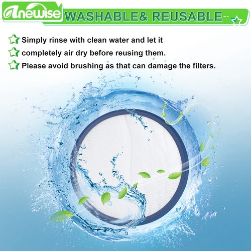 Anewise Filter Replacement Kit for Dyson DC17 Absolute Animal Vacuum, 1 HEPA Post-Motor Filter & 1 Pre-Filter, Compare to Part # 911236-01 & # 911235-01