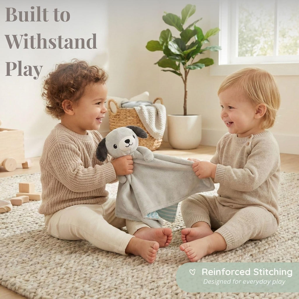 Zelkii Reversible Baby Lovey - Soft Security Blanket for Sleep & Play | Perfect for Boys & Girls