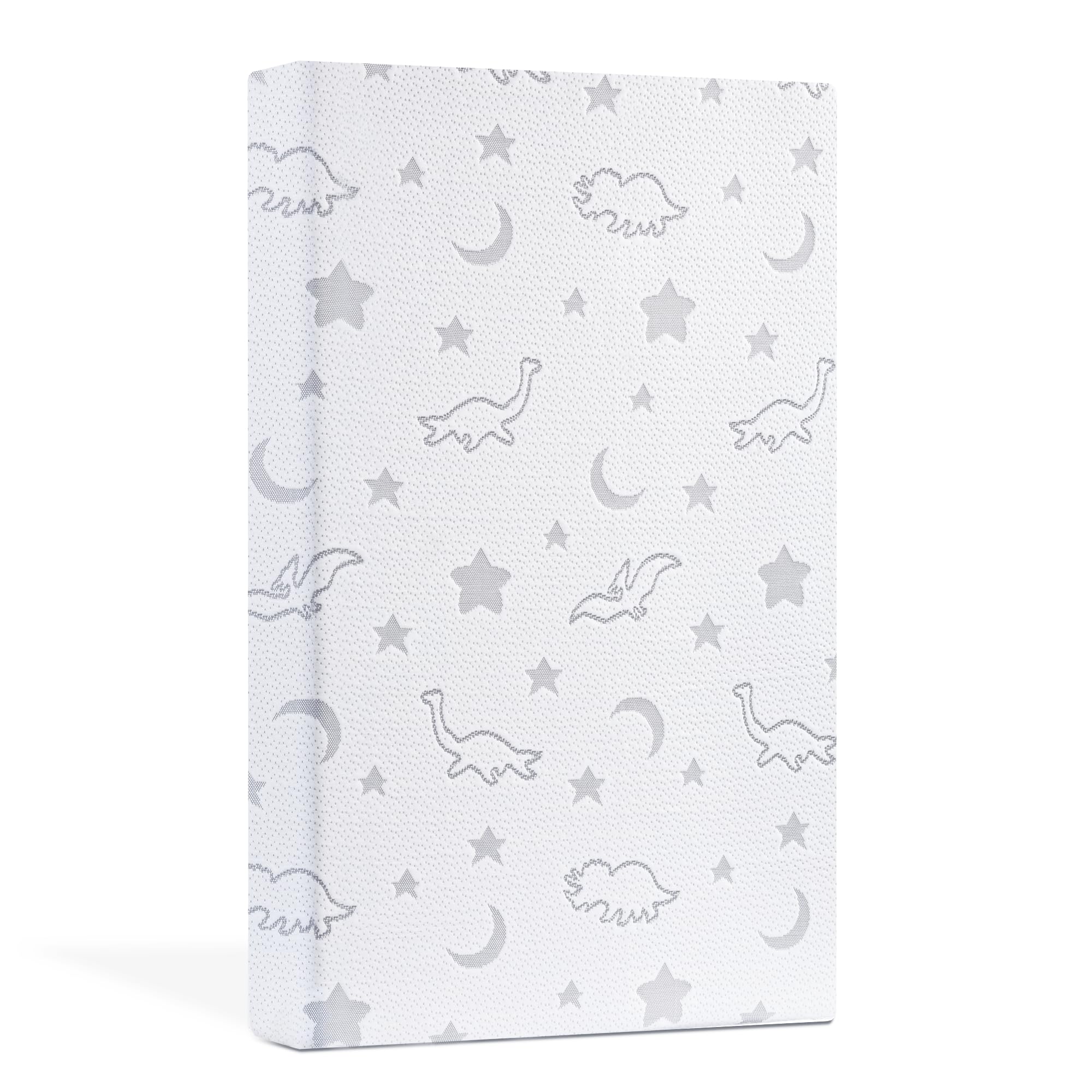 SJEUQOP Pack and Play Mattress 38"x26", Double-Layer Pack n Play Mattresses Crib Mattress with Breathable Soft Removable Washable Cover for Baby Toddler