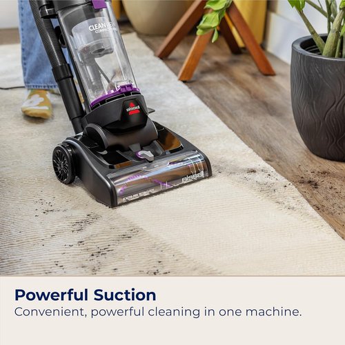 Bissell CleanView Compact Turbo Vacuum - Full-Size Power with Quick Release Wand | Ideal for Apartments & Dorms