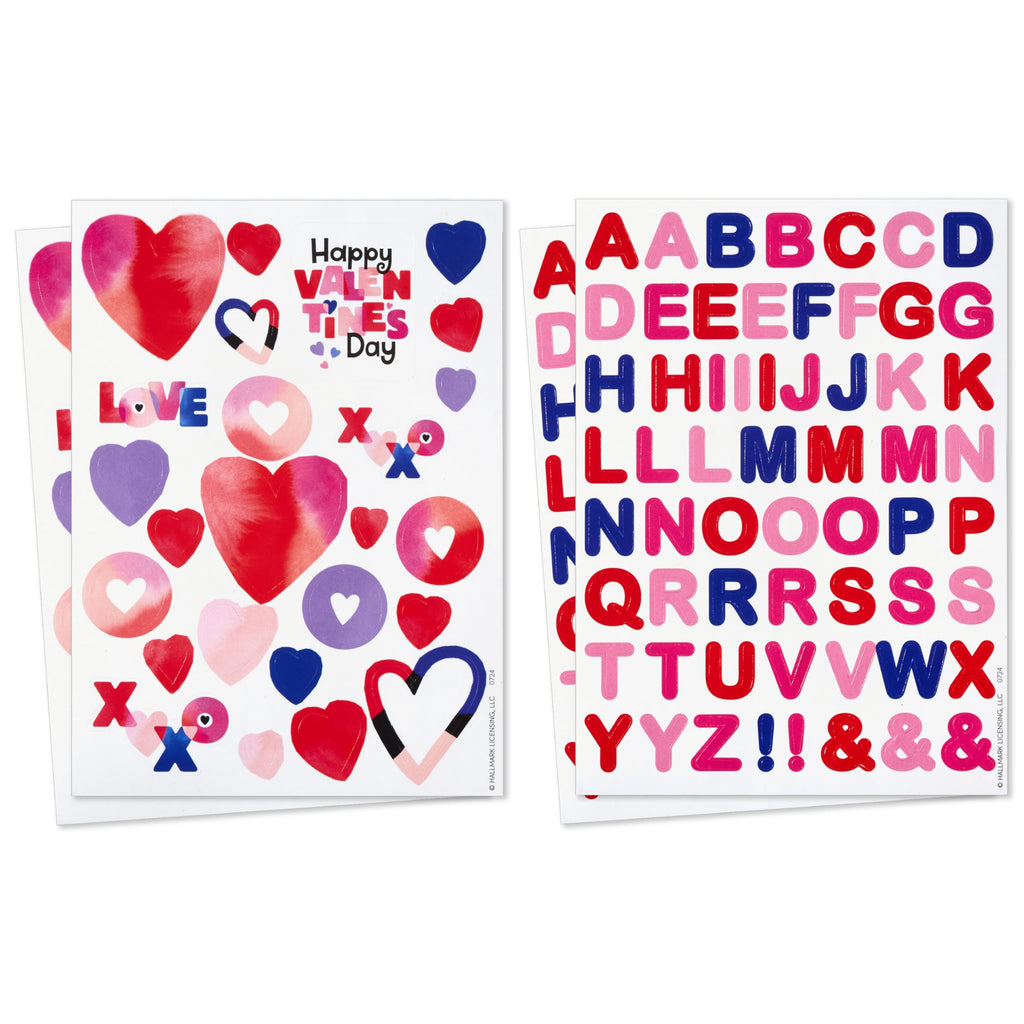 Hallmark DIY Pop Up Valentine's Day Mailbox with Cards and Stickers for Classroom Exchange