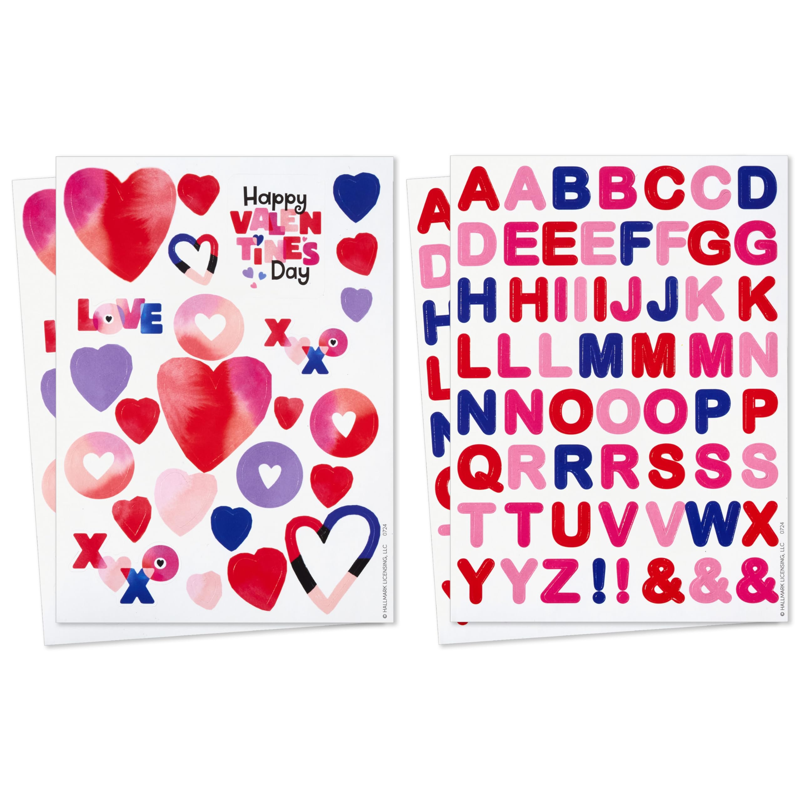 Hallmark DIY Pop Up Valentine's Day Mailbox with Cards and Stickers for Classroom Exchange