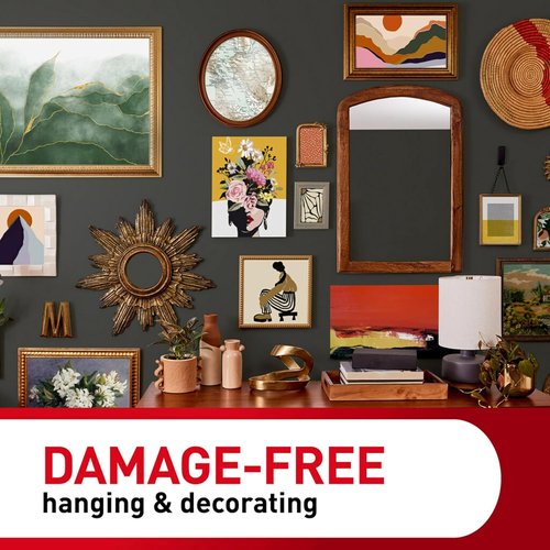 Command XL Heavyweight Picture Hanging Strips - 20 lb Capacity, 32 Pairs, Damage-Free Wall Hangers