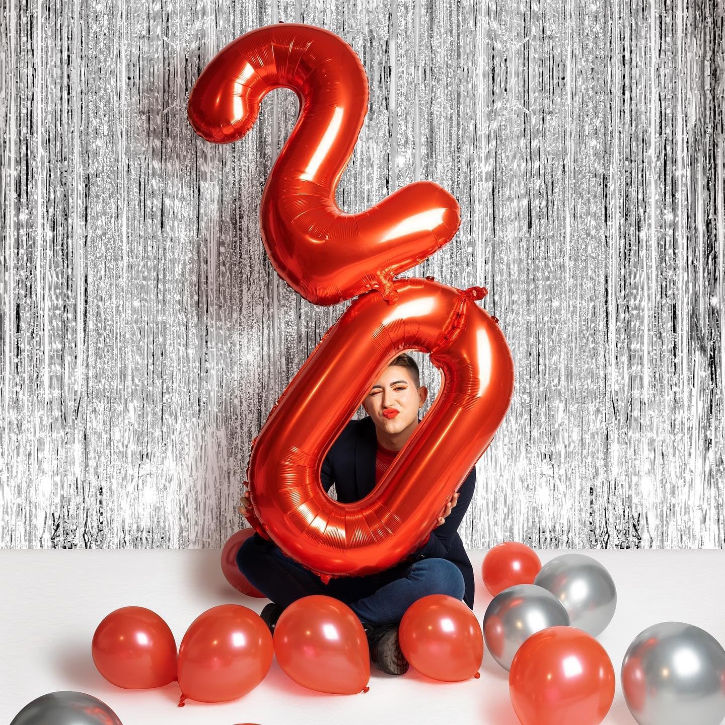 Red Number 16 Balloon - 40 Inch 16th Birthday Decoration for Boys & Girls Party Supplies