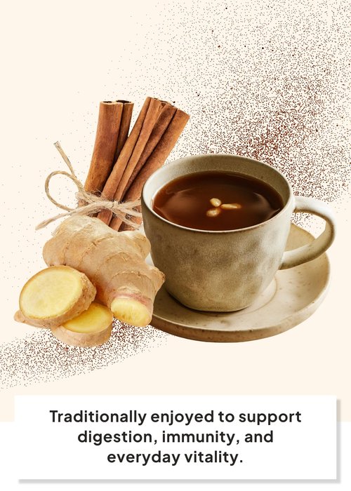 Korean Food Damccot Ginger Tea Stick Gift Set (20ea), Concentrated Korean Ginger Extract for Hot & Iced Tea, Milk Lattes
