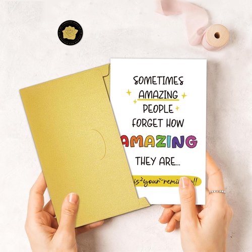 Qiyepbro 6 Pcs Thank you Cards with Envelope, 8 x 5.3 Inches, Appreciation Card for Men Women, Lovely Thank You Gifts Card for Friend, Coworker, Teacher