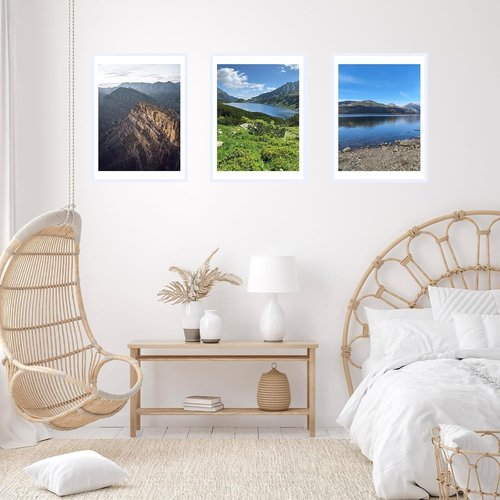 JCJMY Puzzle Frame - Display 1000-Piece Puzzles or Photos | 19.7x27.6 Inch, White Finish