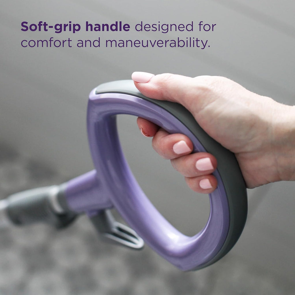 Shark Steam Pocket Mop - Lightweight Steam Cleaner for Sealed Hard Floors | 2 Washable Pads, Purple S3501
