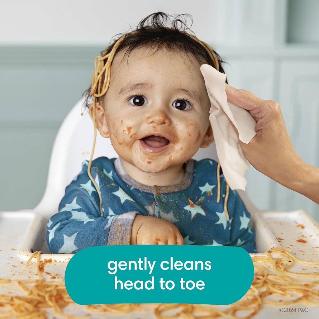 Pampers Baby Wipes - Complete Clean Fresh Scented Wipes for Gentle Head-to-Toe Care | 72 Count