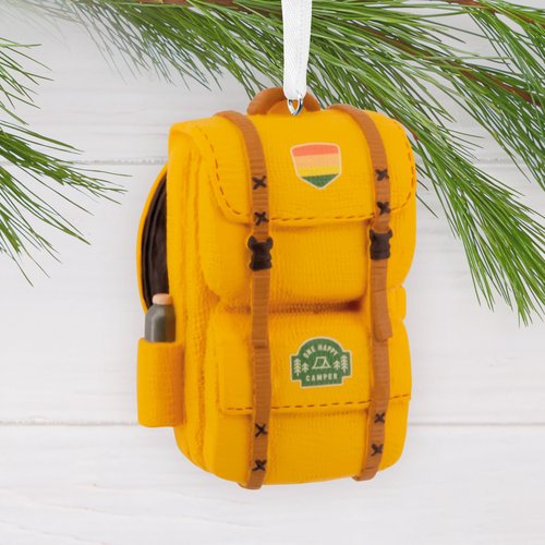 Hallmark Christmas Ornament, Camping Backpack Ornament, Outdoors Gifts