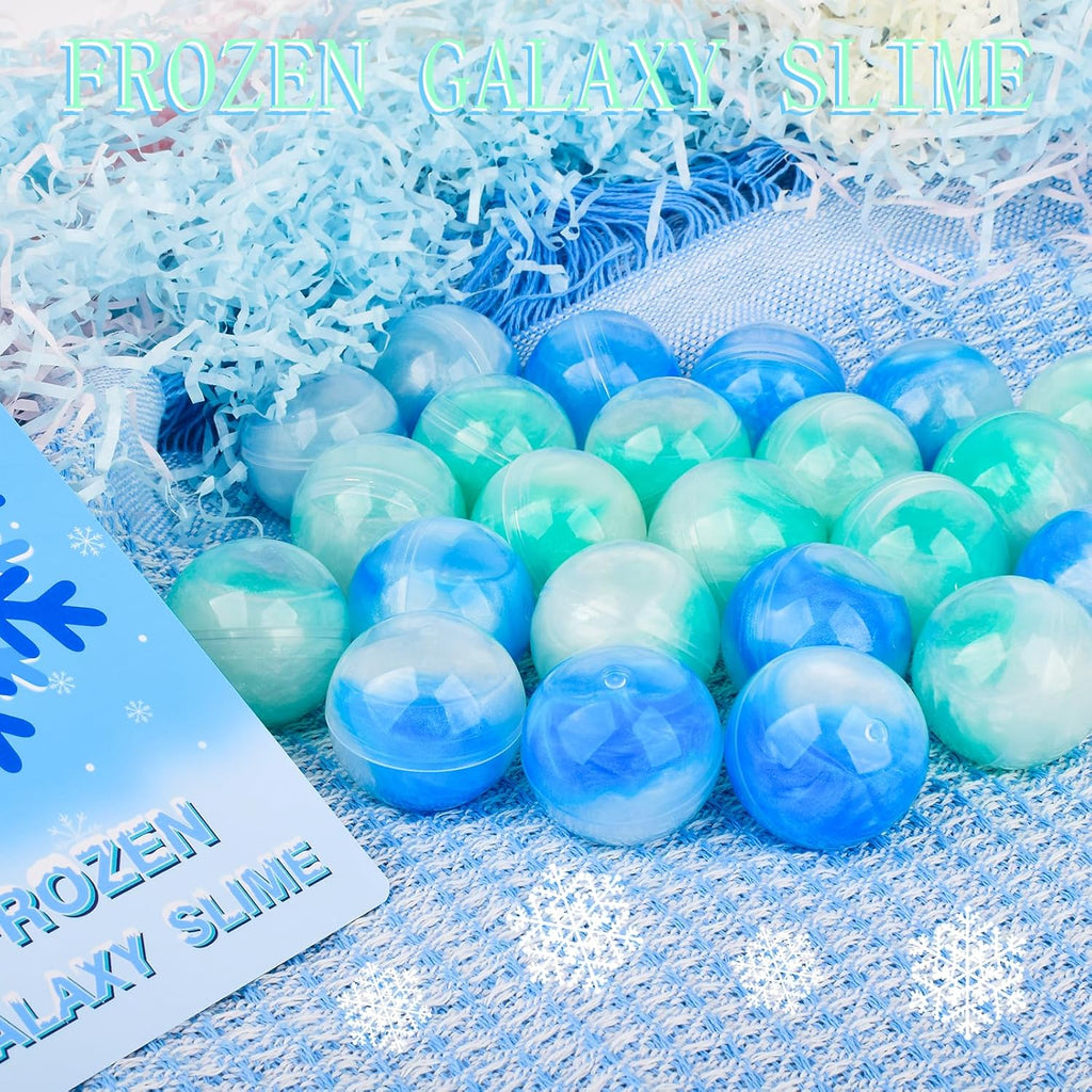 Skiennix Frozen Slime Party Favors - 24 Pack Ice Slime Balls for Kids | Perfect for Valentine's Day & Easter Goodie Bags