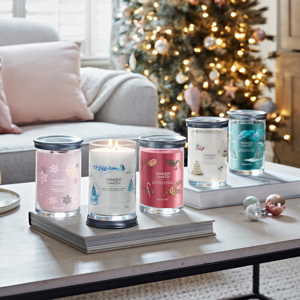 Yankee Candle Winter Night Stars Large Tumbler Candle | Rose, Amber, Musk Scented | Double Wick | for Women