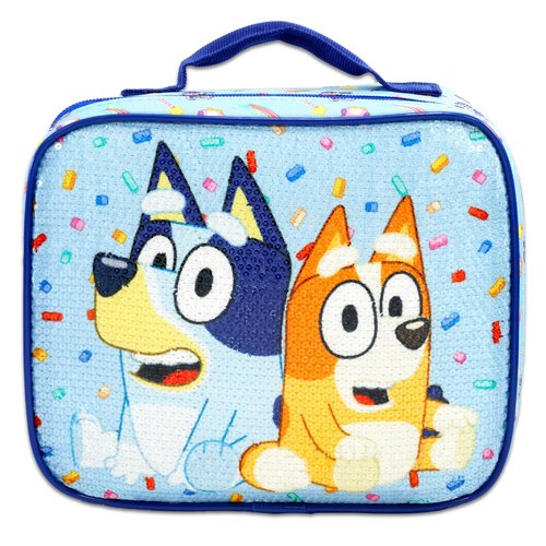 Bluey Lunch Box for Kids - Bundle with Insulated Lunchbox for Boys, Girls Plus Water Bottle, More | Bluey and Bingo Lunch Bag School Supplies Set