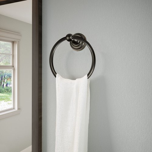 Design House 558114 Alta Bay Transitional 18-inch Towel Bar for Bathroom Bedroom Closet or Kitchen, Polished Chrome