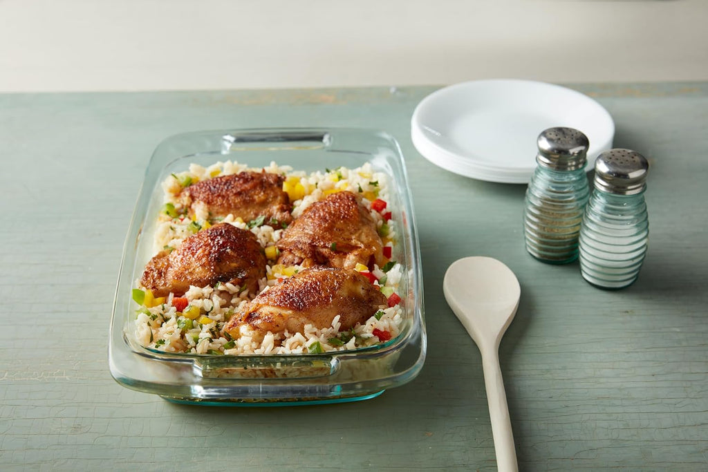 Pyrex Easy Grab 2-Qt Glass Baking Dish - Non-Toxic, BPA-Free Lid | Dishwasher & Microwave Safe