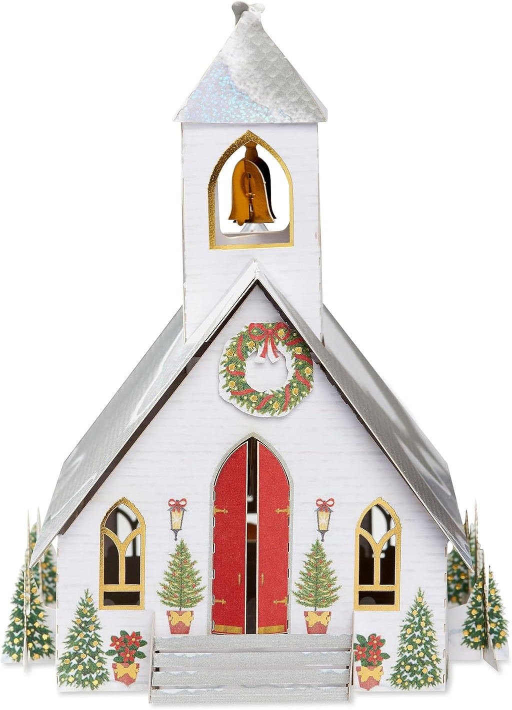 American Greetings Christmas Decoration - Magic Moments Church Design for Holiday Cheer