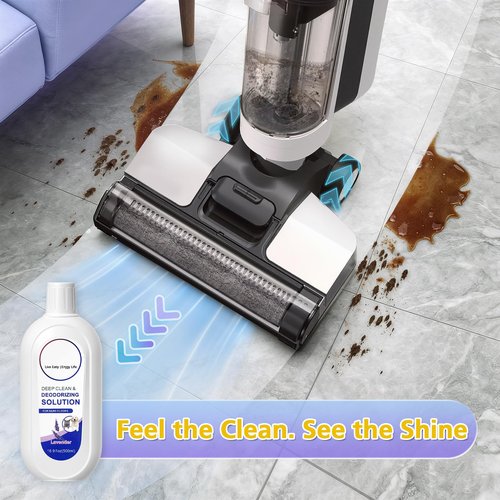 VILLAPOOL 2 Pack Floor Cleaning Solution for Tineco, Lavender Scent, Deep Cleans Multiple Hard Floors for iFLOOR Series, FLOOR ONE S3 / S5 / S6 / S7 / S9 Artist Series Wet Dry Vacuum (33.8 OZ)