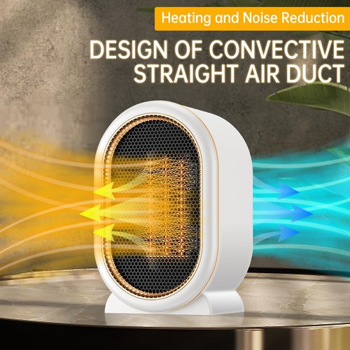 Space Heaters for Indoor Use,1200W 2Speed Portable Heater Fast Quiet Electric Small Space Heater for bedroom,Ceramic Heates Personal Heaters Mini Space Heater Overheating Protection,Dumping Shutdown