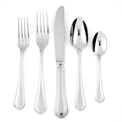 Fortessa Medici 18/10 Stainless Steel Flatware Bouillon Spoon, Set of 12