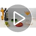3-Tier Margarita Salt Rimmer Set with Sponges - Easy-Clean Bar Tool