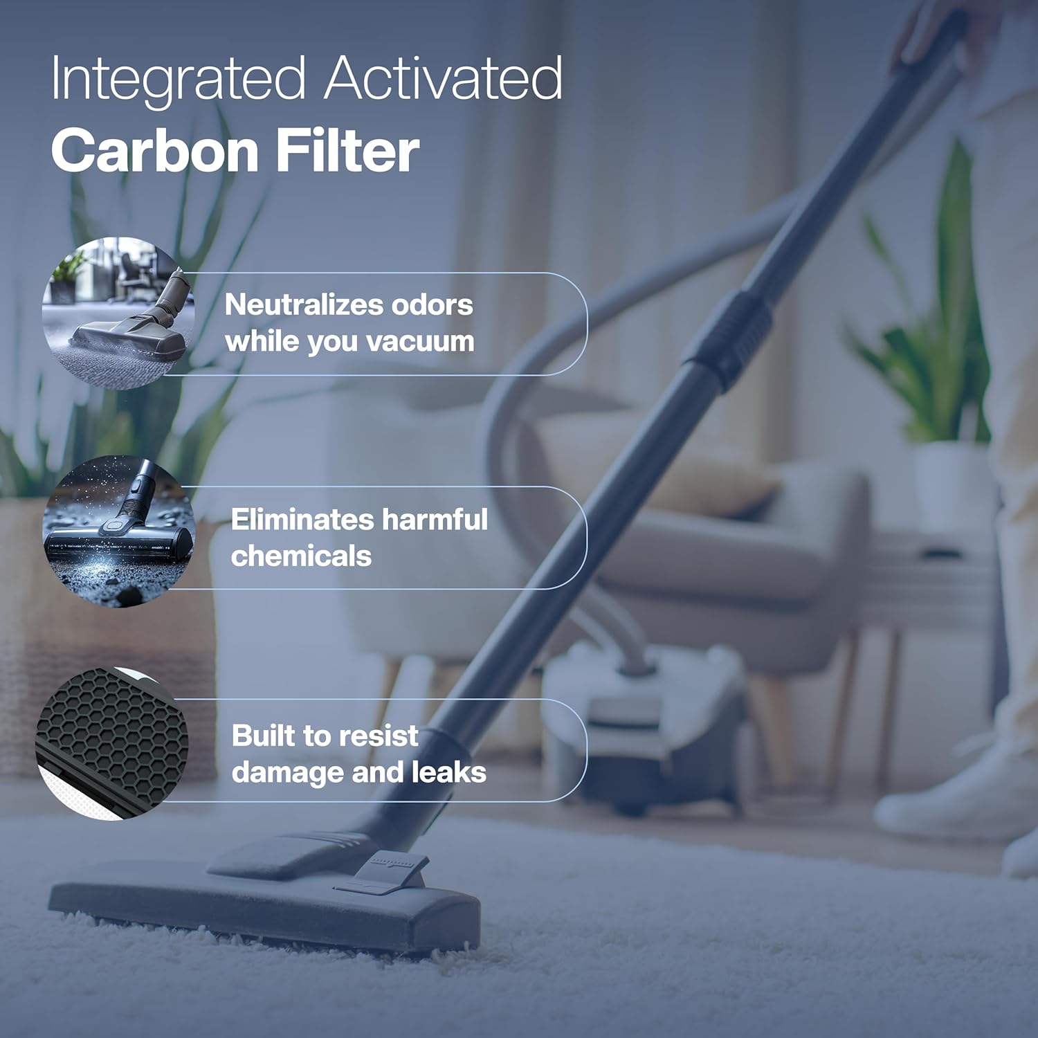 Miele Vacuum Cleaner Filters - 3x HEPA & 3x Motor Filters for Compact C1, C2, Complete C2 & C3 Models