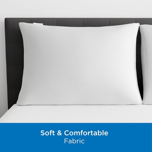 AllerEase Pillow Protectors - Set of 4 Standard/Queen, Moisture Wicking & Allergy Protection - Zippered Design