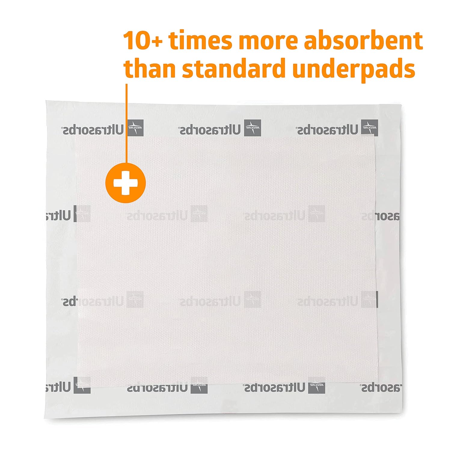 Medline Ultrasorbs Drypads - Super Absorbent Disposable Bed Pads | 30" x 36", 25 Count for Adults