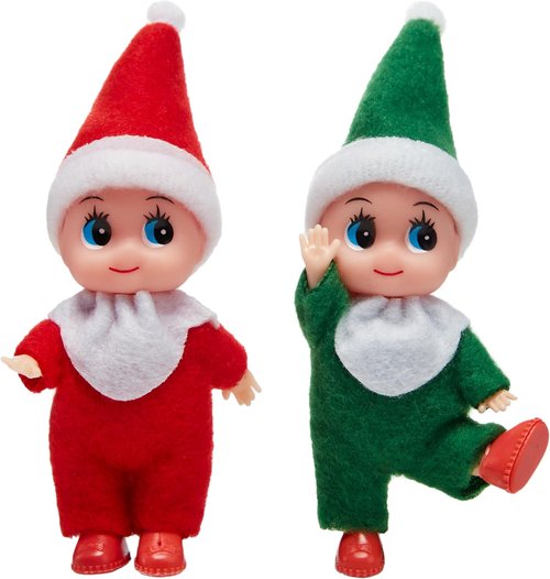 JOYIN Christmas Elf Plush Dolls - Soft Tiny Toys for Kids | Perfect Party Favors & Holiday Decor