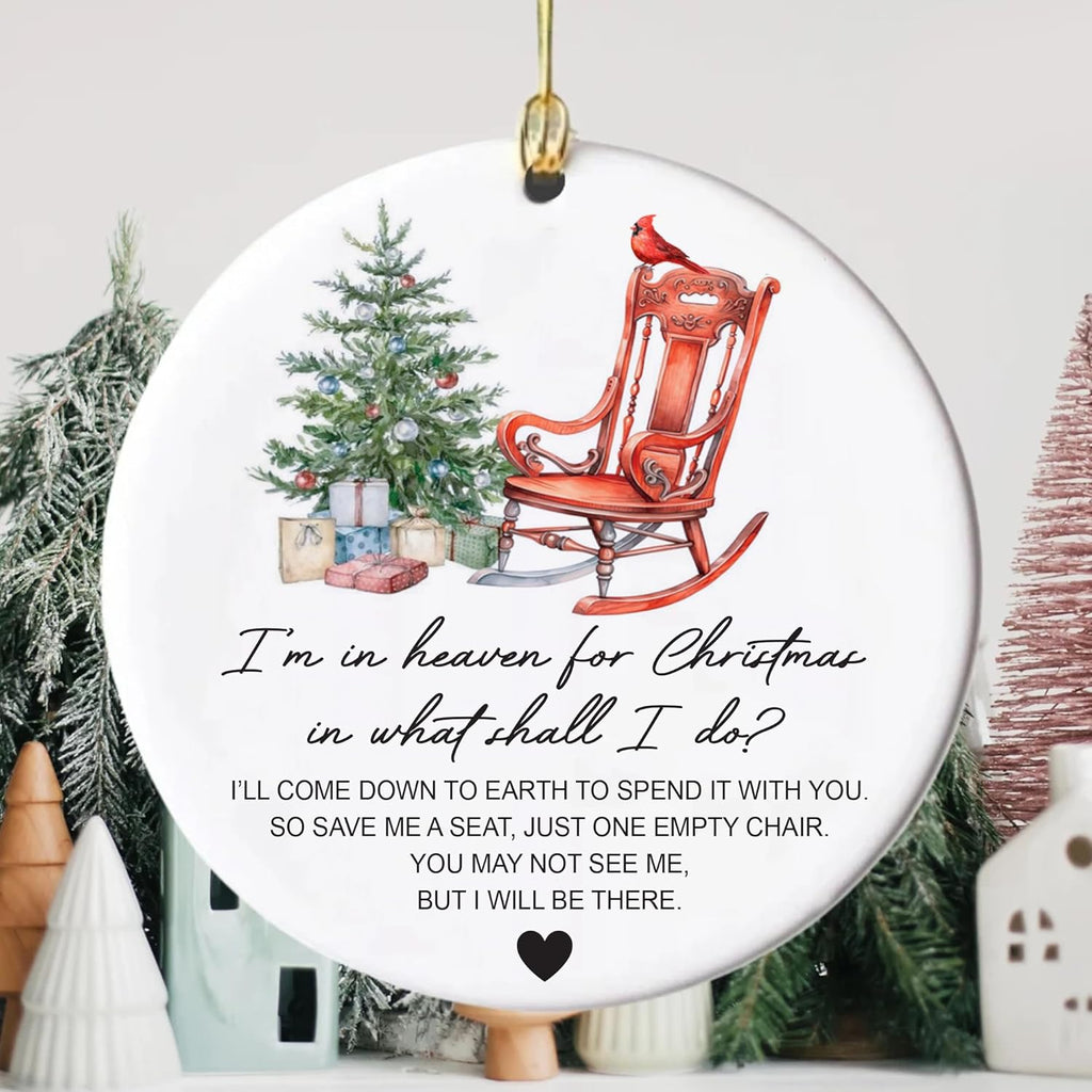 Regine Switzerland Memorial Ornaments - Heartfelt Remembrance Gifts for Loved Ones | Christmas in Heaven Design