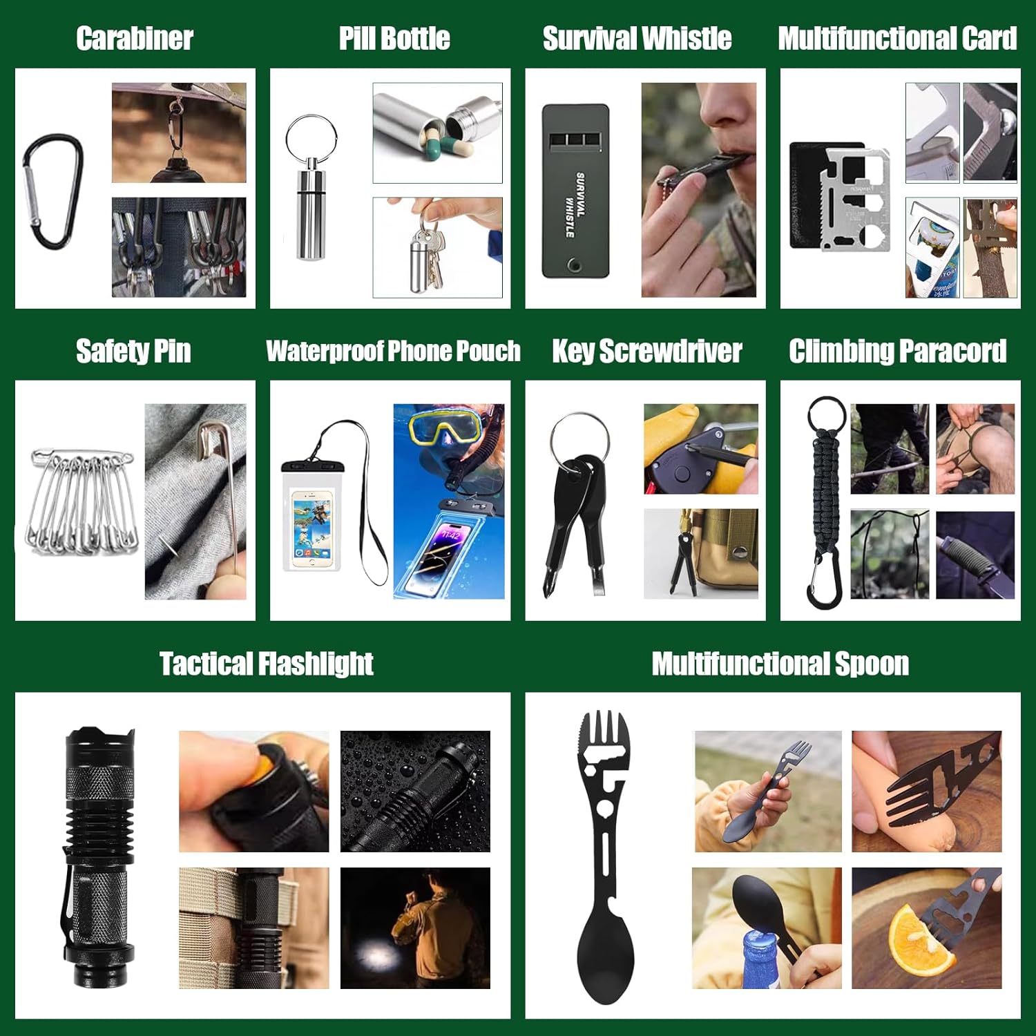Survival Advent Calendar 2025 - 24 Days of Outdoor Gear & Gadgets for Men and Teen Boys