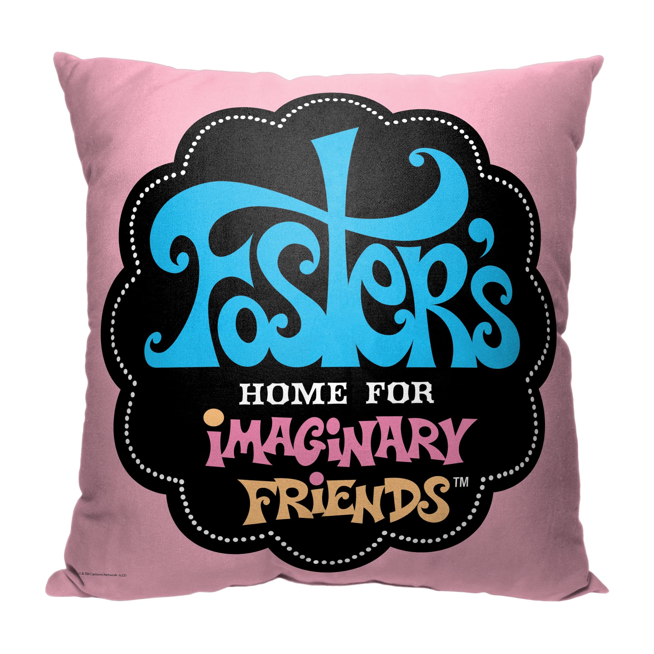 Northwest Cartoon Network - Foster's Home for Imaginary Friends Pillow, 18" x 18", Foster's Logo