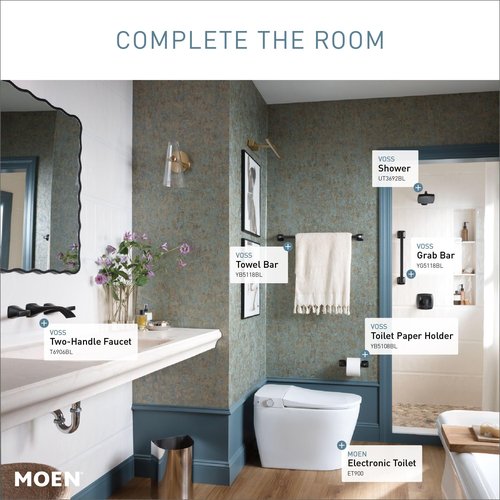 Moen YB5108BLVoss Pivoting Toilet Paper Holder