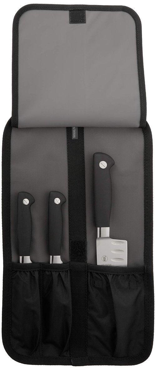 Mercer Culinary - Genesis 4-Piece Forged Starter Set,Black