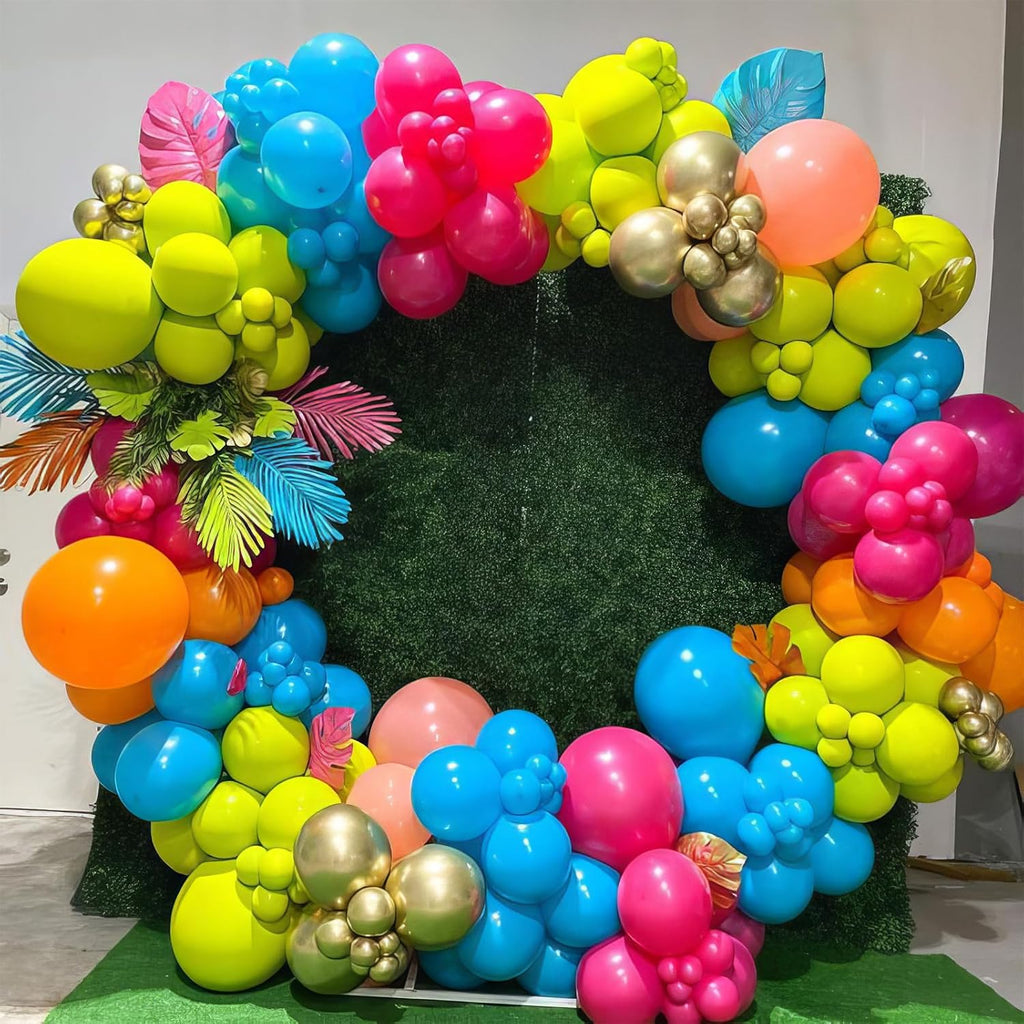 Rainbow Balloons by [Brand Name] - Colorful Latex Balloons for Birthday Parties & Celebrations | 12-Pack