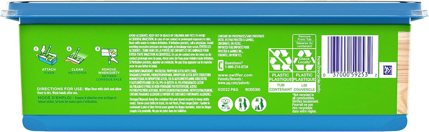 Swiffer Heavy Duty Mop Refills - Multi-Surface Cleaning Cloths for Hardwood Floors | 20 Count