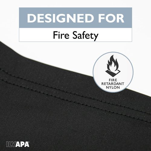 Ilyapa Chafer Wind Guard for Chafing Dishes for Buffet - 6 Pack Half Size Food Warmer Chafer Stand Cover, Keep Food Warm, Flame Retardant, Flexible, Works with all Major Chafing Pans