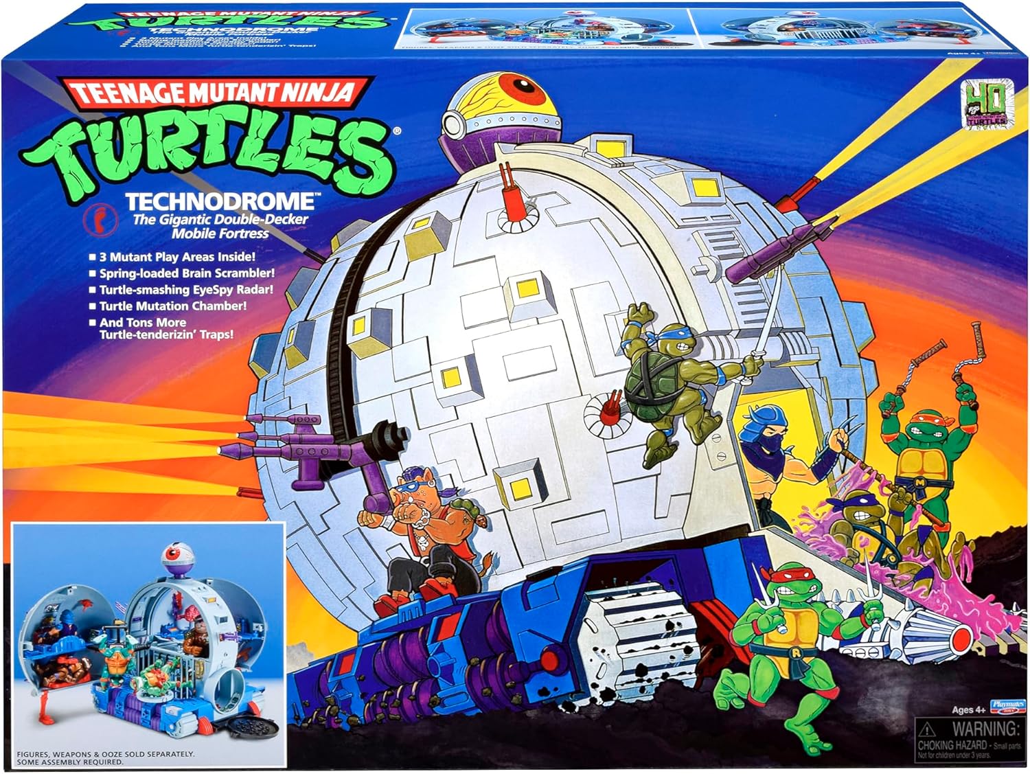 Teenage Mutant Ninja Turtles Classic Technodrome Playset - Ultimate Action Figure Adventure
