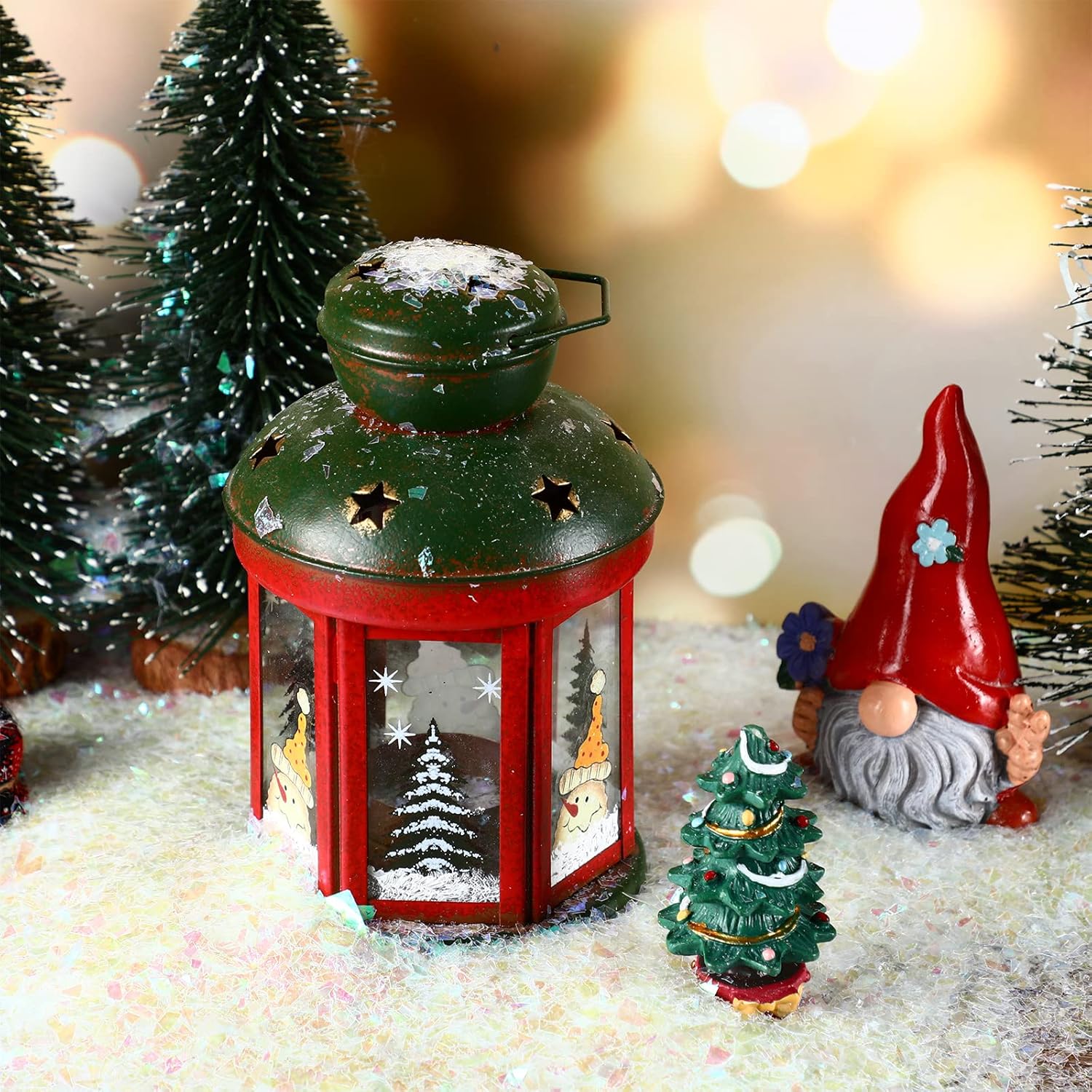 Aoriher Christmas Fake Snow | Glitter Metallic Foil Confetti Flakes for Holiday Decor