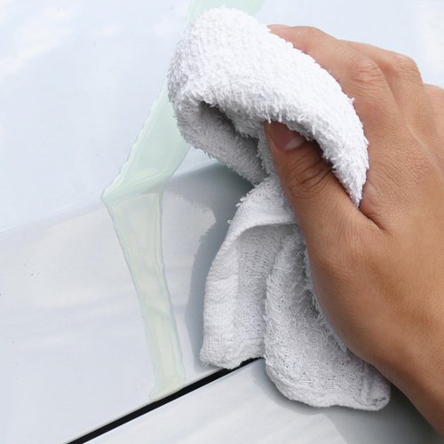 Arkwright TT60 Terry Cloth Towels for Cleaning - (Pack of 60) 100% Cotton Washable Heavy Duty Bar Mop, Absorbent & Quick Drying, Bag of Rags for Kitchen, Auto Shop, and Garage, 14 x 17 in, White