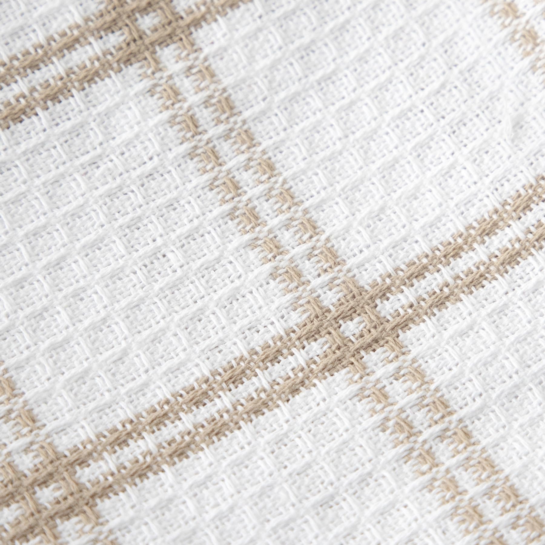 T-Fal Premium Waffle Dish Cloths: Highly Absorbent, Super Soft Long Lasting - 100% Cotton, 12"x13" Towel for Cleaning & Drying, (8-Pack), Sand