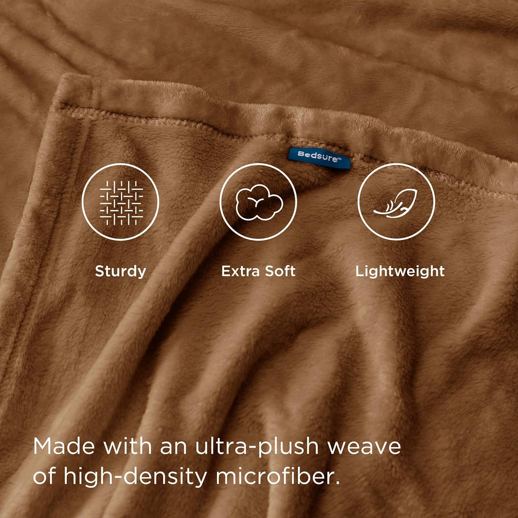 Bedsure GentleSoft King Size Fleece Blanket - Soft, Lightweight, Plush & Cozy Microfiber, 108x90 Inches