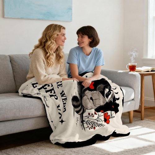 Basiole Best Friend Birthday Gifts for Women, Best Friend Blanket 60"X50", Friendship Gifts for Woman, Christmas/Graduation Present for Bestie/BFF/Soul Sister