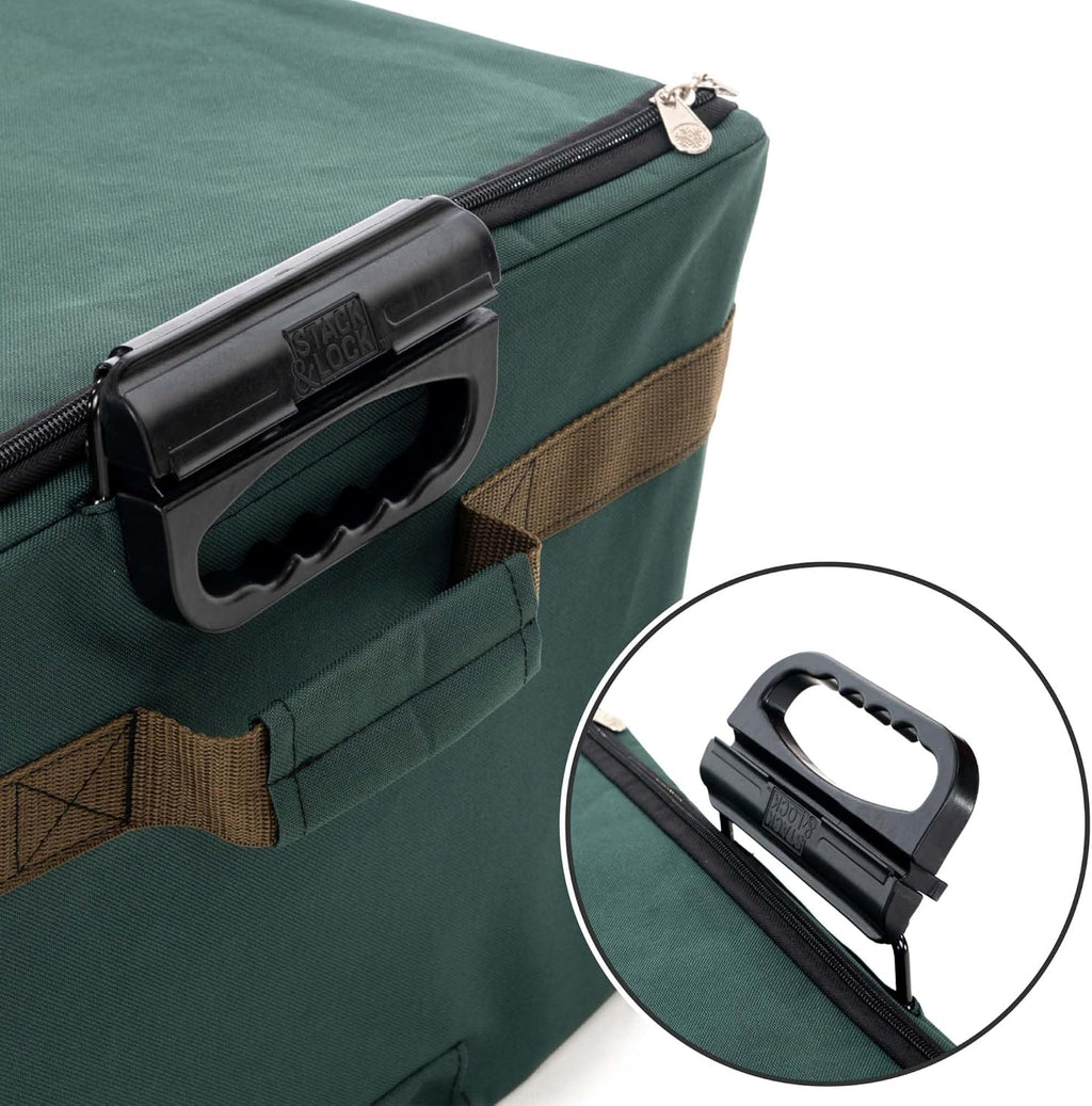 TreeKeeper Deluxe Ornament Storage Box - Holds 72 Ornaments Up to 4 Inches | 3 Removable Trays with Dividers