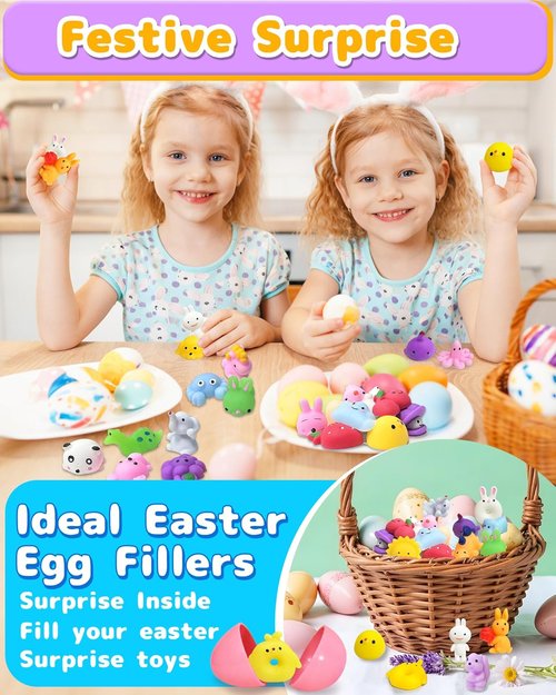 Kawaii 80 Pack Squishy Toys - Fun Party Favors for Kids | Perfect Mini Birthday Gifts & Classroom Prizes