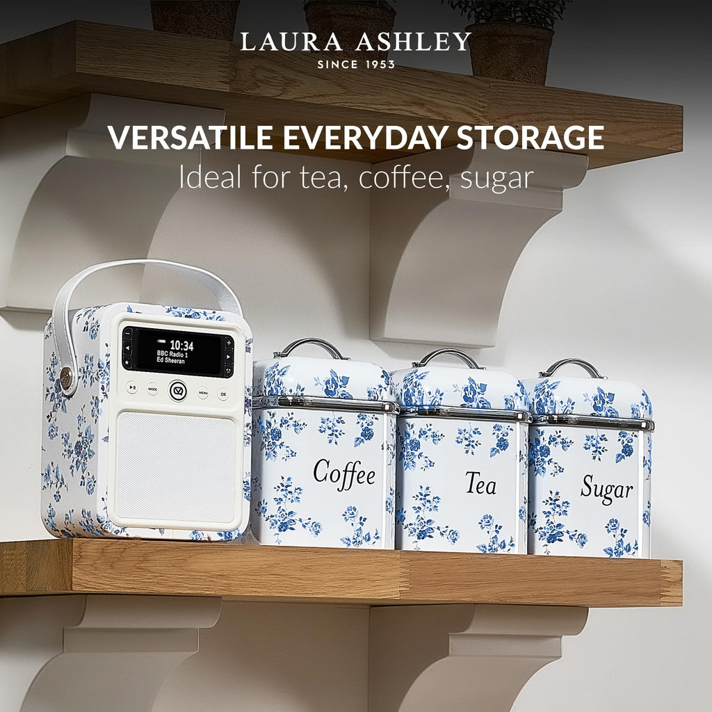 Laura Ashley VQ 3pc Canister Set - China Rose
