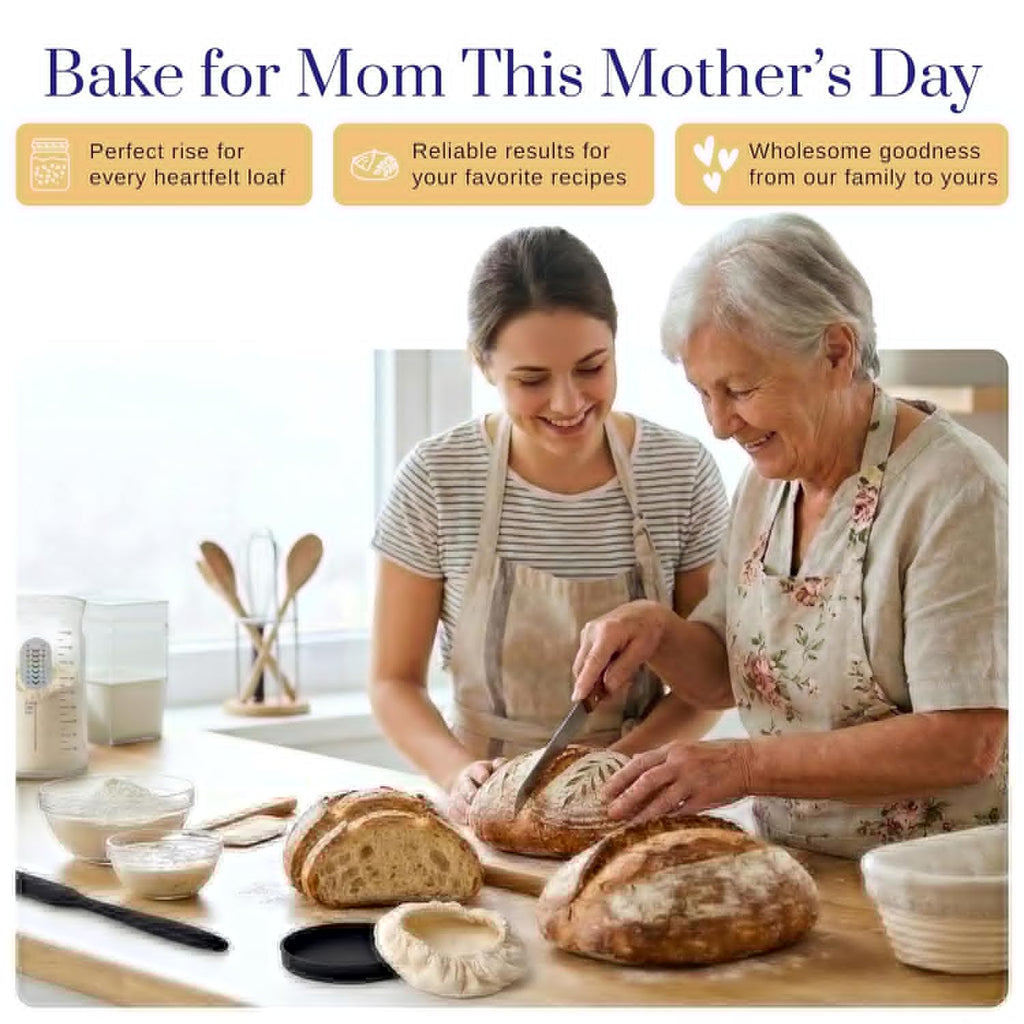 Captain Sourpants San Francisco Sourdough Starter Culture - 100+ Year Old Heirloom Kit for Bread, Pizza, Pancakes | Easy Instructions Included